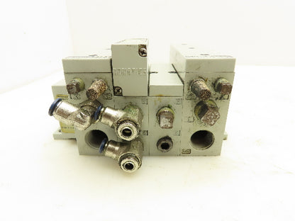 Numatics 122BA400M000061 Pneumatic Solenoid Valve 2-Station Manifold 24VDC