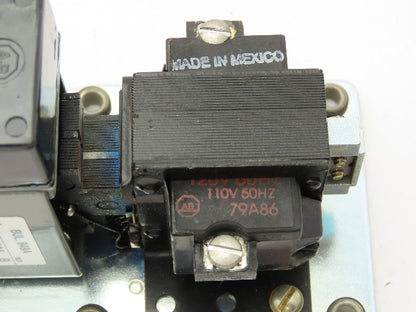 Allen Bradley 849A-Z0D24 Pneumatic Timing Relay 120-600VAC 60A Nema A600 Ser.B