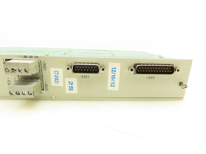 Siemens 6SN1118-0DG21-0AA1 Simodrive 611-D Digital Control Card 1-Axis Version D