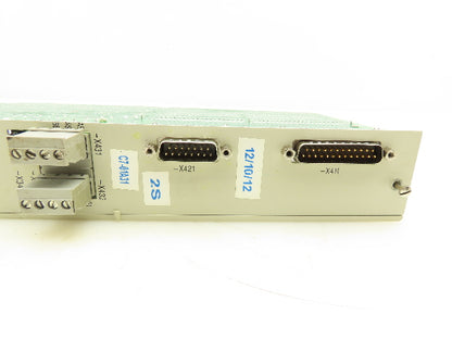Siemens 6SN1118-0DG21-0AA1 Simodrive 611-D Digital Control Card 1-Axis Version D