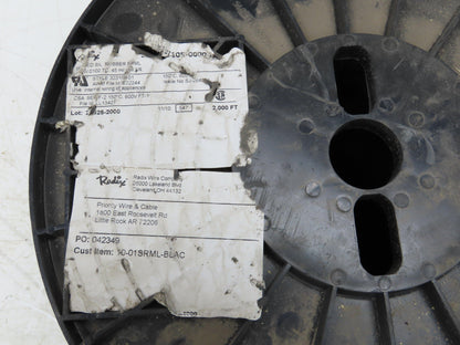 Radix M10T105 SEWF-2 10/1C High Temperature Wire 10Awg 150°C 600V Black 1350'