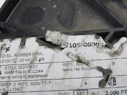 Radix M10T105 SEWF-2 10/1C High Temperature Wire 10Awg 150°C 600V Black 1350'