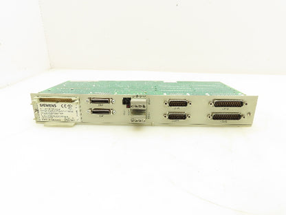 Siemens 6SN1118-0DM13-0AA1 Simodrive 611-D Control Card Module 2-Axis Version D