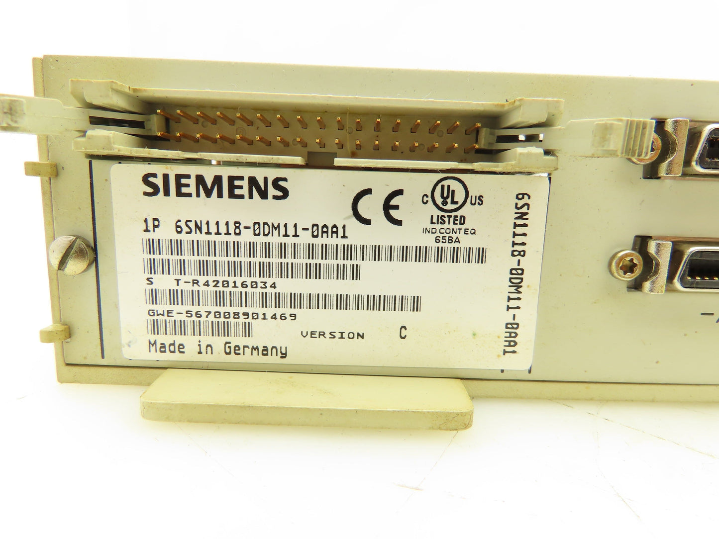 Siemens 6SN1118-0DM11-0AA1 Simodrive 611-D Control Card Module 2-Axis Version C