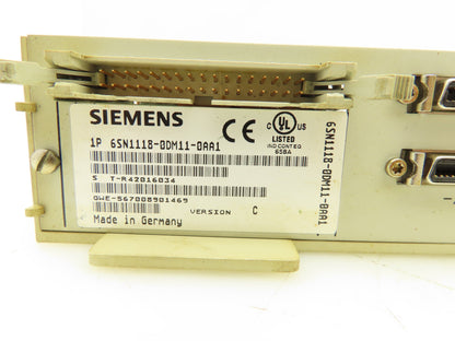 Siemens 6SN1118-0DM11-0AA1 Simodrive 611-D Control Card Module 2-Axis Version C