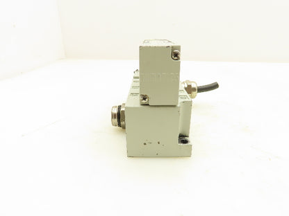 Numatics 122BA4Z2ML00061 Pneumatic Solenoid Valve w/Manifold Base 24VDC