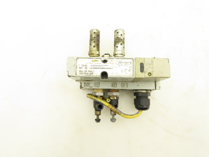 Numatics 123BA43AMN00061 Pneumatic Solenoid Valve w/Manifold Base 24VDC