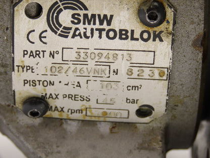SMW Autoblok VNK CNC Lathe Spindle Hydraulic Cylinder Chuck Actuator 7000 RPM
