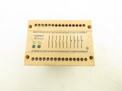 Tiese Electronic RS-NAGV Emergency Stop Relay 30 Pin 24 AC/DC 4A 250VAC