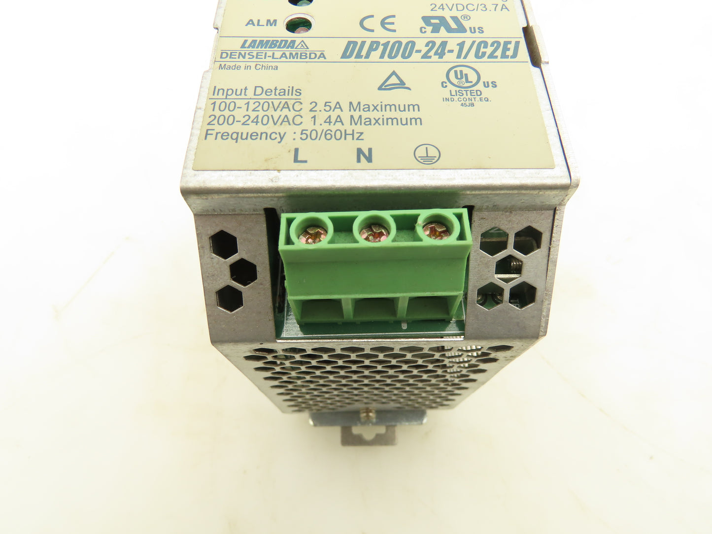 Lambda DLP100-24-1/C2EJ Power Supply 120-240VAC Input 24VDC Output 3.7A