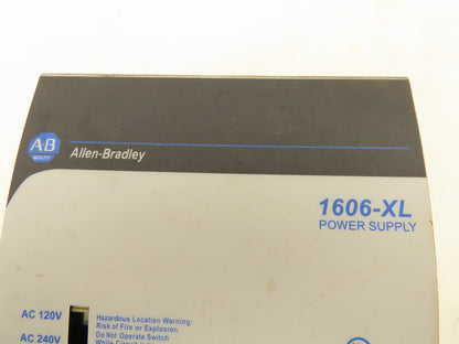 Allen-Bradley  1606-XL Power Supply 100-240VAC Input 24VDC Output 10A Ser.A