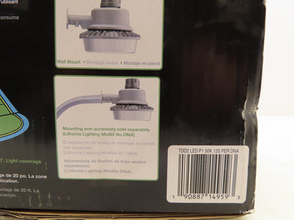 Lithonia TDD2 LED Security Area Light Auto Dusk to Dawn 41W 4700 Lumens 120V