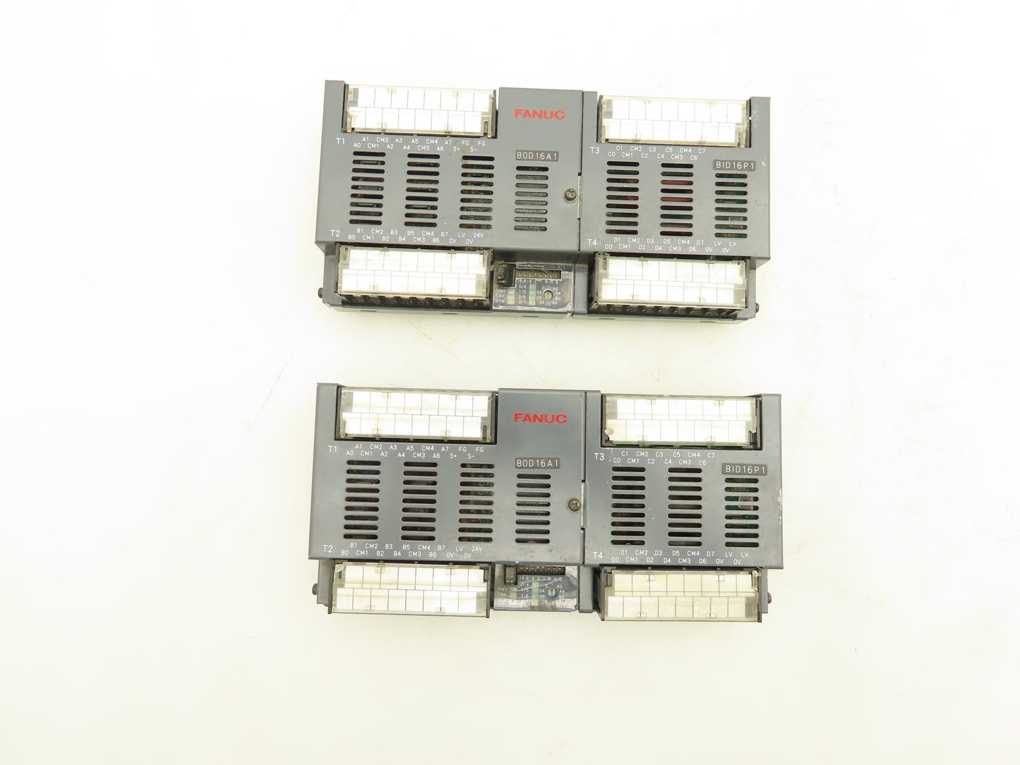 Fanuc A03B-0808-C210 I/O Module with Expansion Lot of 2