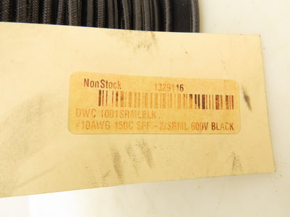 SF210-19-010 10/1C High Temperature Wire 10 Awg 200°C 600V Black 495'