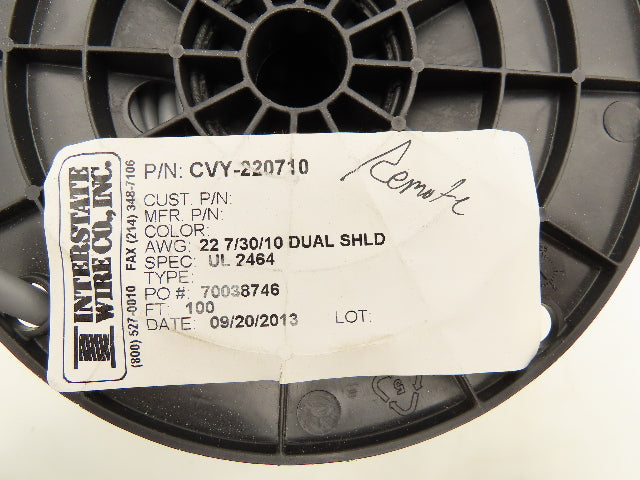 Genex Cable G43410 Multiconductor Wire 22 Awg 10 Conductor Performx 300V 100'