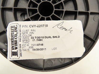 Genex Cable G43410 Multiconductor Wire 22 Awg 10 Conductor Performx 300V 100'