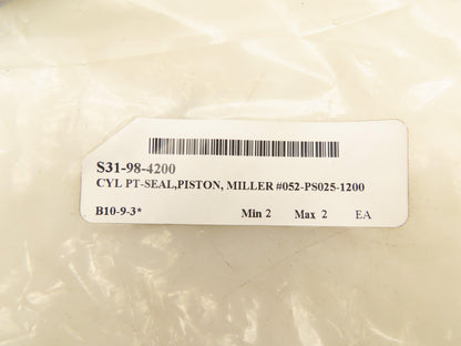 Miller M-052-PS025-1200 Cylinder Piston U-Cup Seal 12" Buna-N NBR  Lot of 2