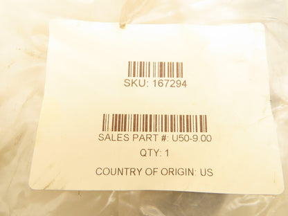 U50-9.00N Cylinder Piston U Seal NBR 9x10x1/2"  Lot of 2