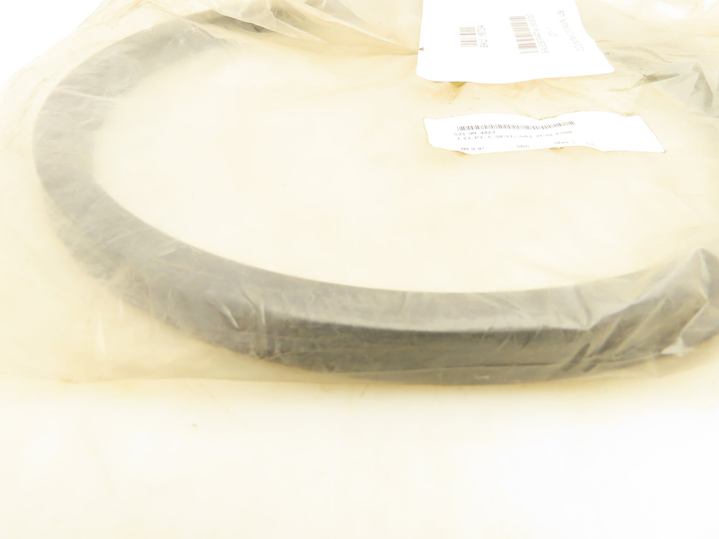 U50-9.00N Cylinder Piston U Seal NBR 9x10x1/2"  Lot of 2