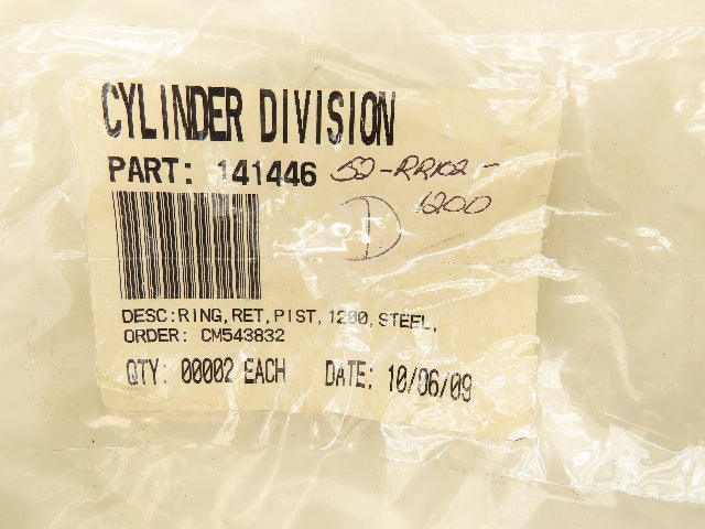 Miller 052-RR102-1200 Cylinder Piston Steel Retaining Ring 12"  Lot of 2