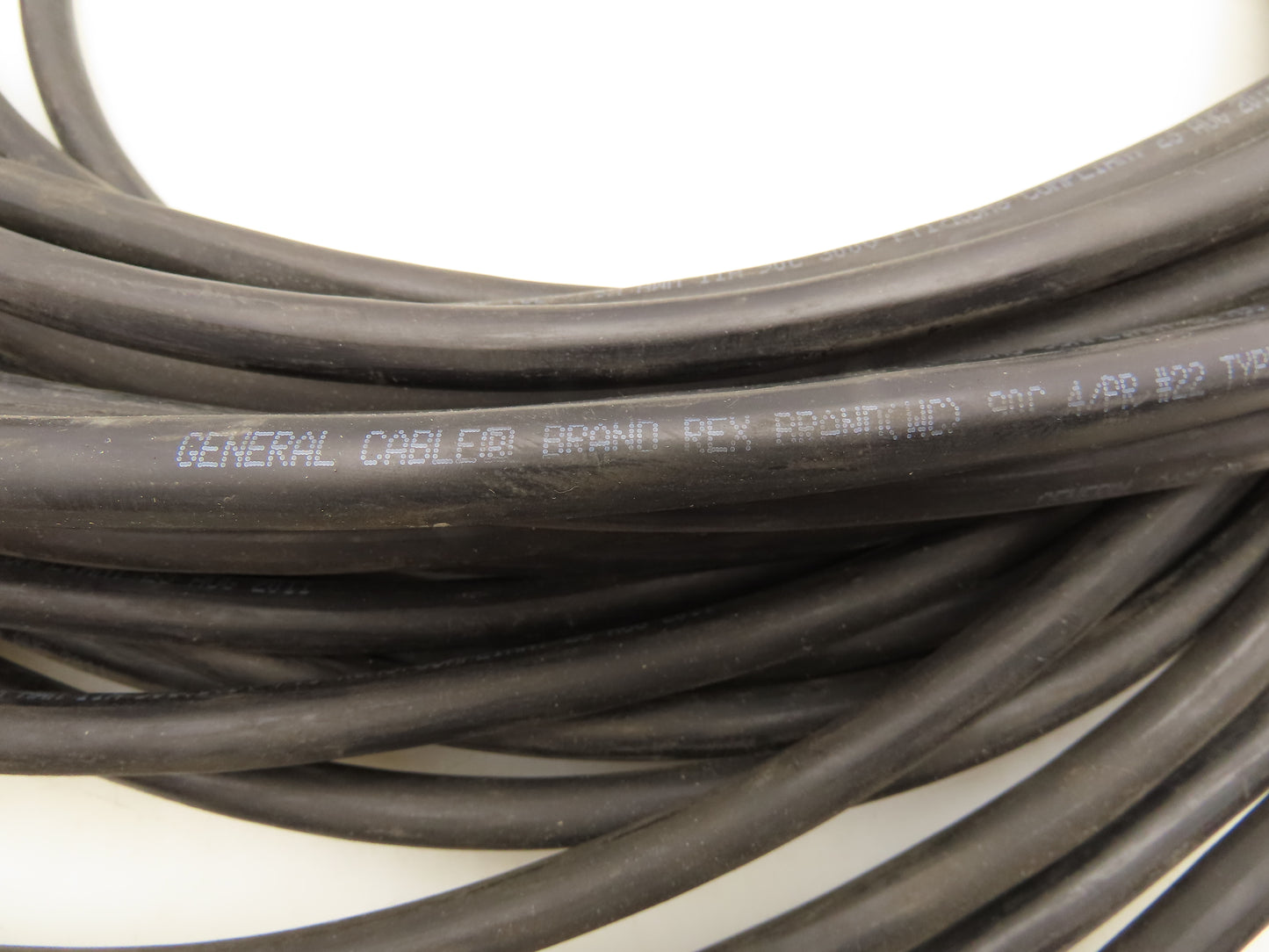 Rex Shielded Cable 4PR 22 Awg PLTC 300V 105C Wire 22/4PR 100'