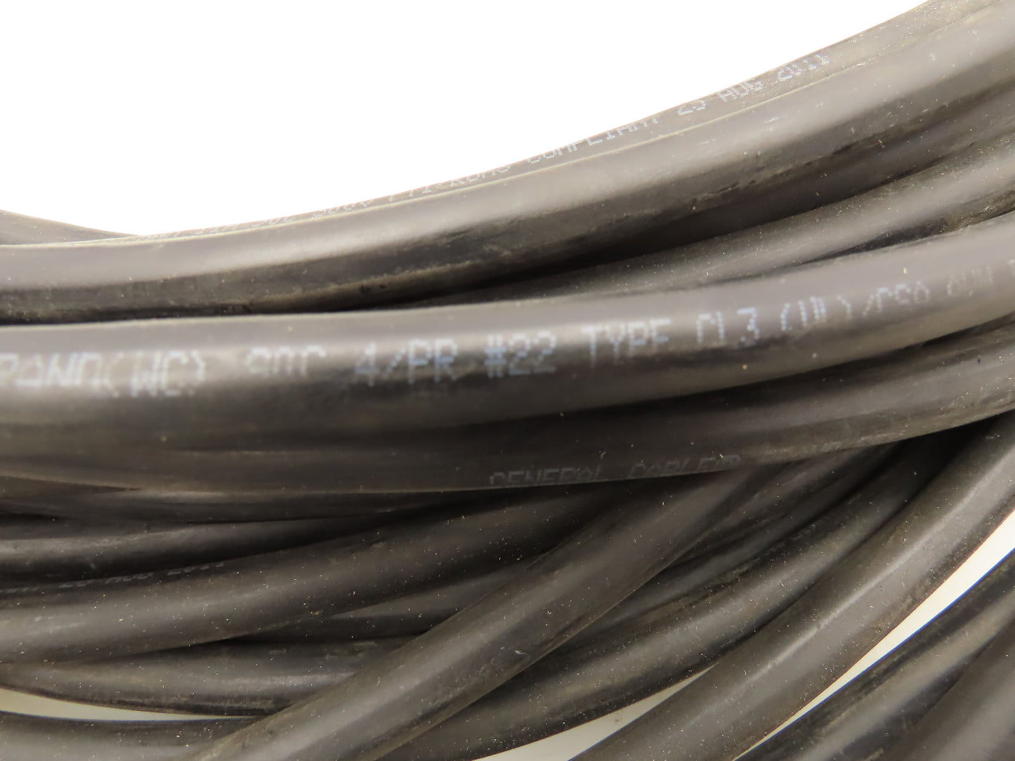 Rex Shielded Cable 4PR 22 Awg PLTC 300V 105C Wire 22/4PR 100'