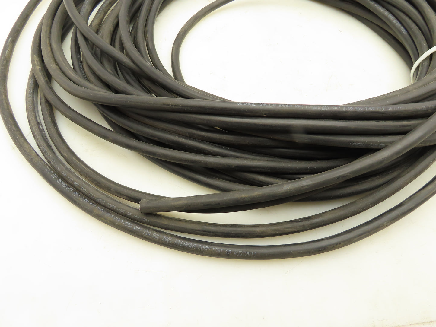 Rex Shielded Cable 4PR 22 Awg PLTC 300V 105C Wire 22/4PR 100'