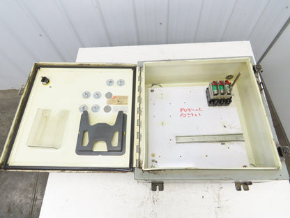 Hoffman A202008LP Electrical Box Enclosure Fused Disconnect Rotary Switch
