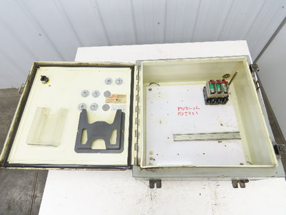 Hoffman A202008LP Electrical Box Enclosure Fused Disconnect Rotary Switch