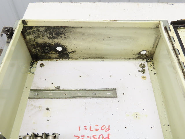 Hoffman A202008LP Electrical Box Enclosure Fused Disconnect Rotary Switch