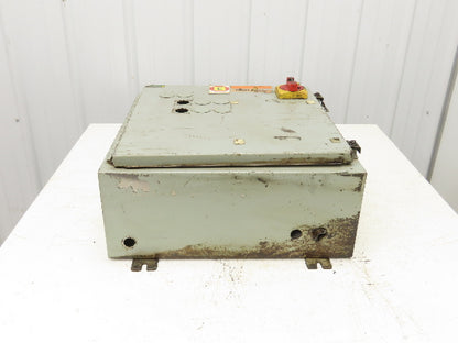 Hoffman A202008LP Electrical Box Enclosure Fused Disconnect Rotary Switch