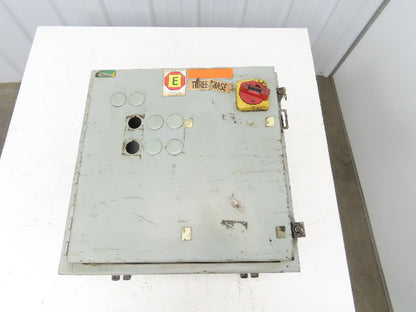 Hoffman A202008LP Electrical Box Enclosure Fused Disconnect Rotary Switch