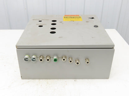 Wiegmann N412202008C Industrial Control Panel Enclosure Fused Disconnect 30A
