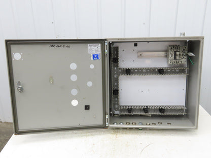 Wiegmann N412202008C Industrial Control Panel Enclosure Fused Disconnect 30A