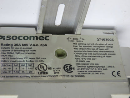 Wiegmann N412202008C Industrial Control Panel Enclosure Fused Disconnect 30A