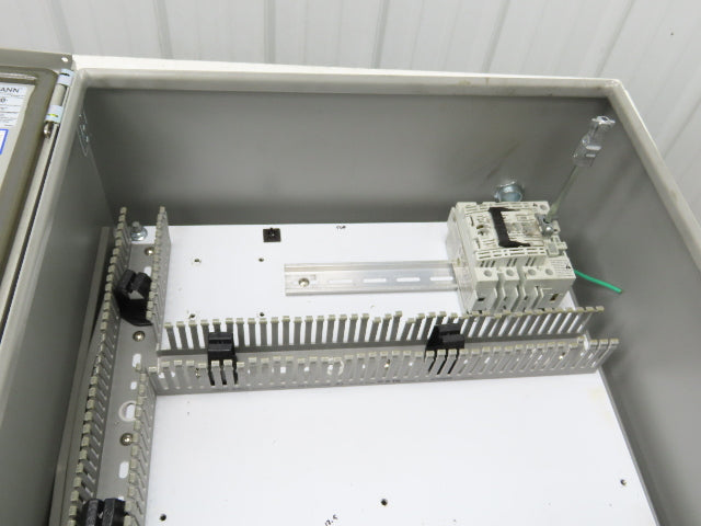 Wiegmann N412202008C Industrial Control Panel Enclosure Fused Disconnect 30A