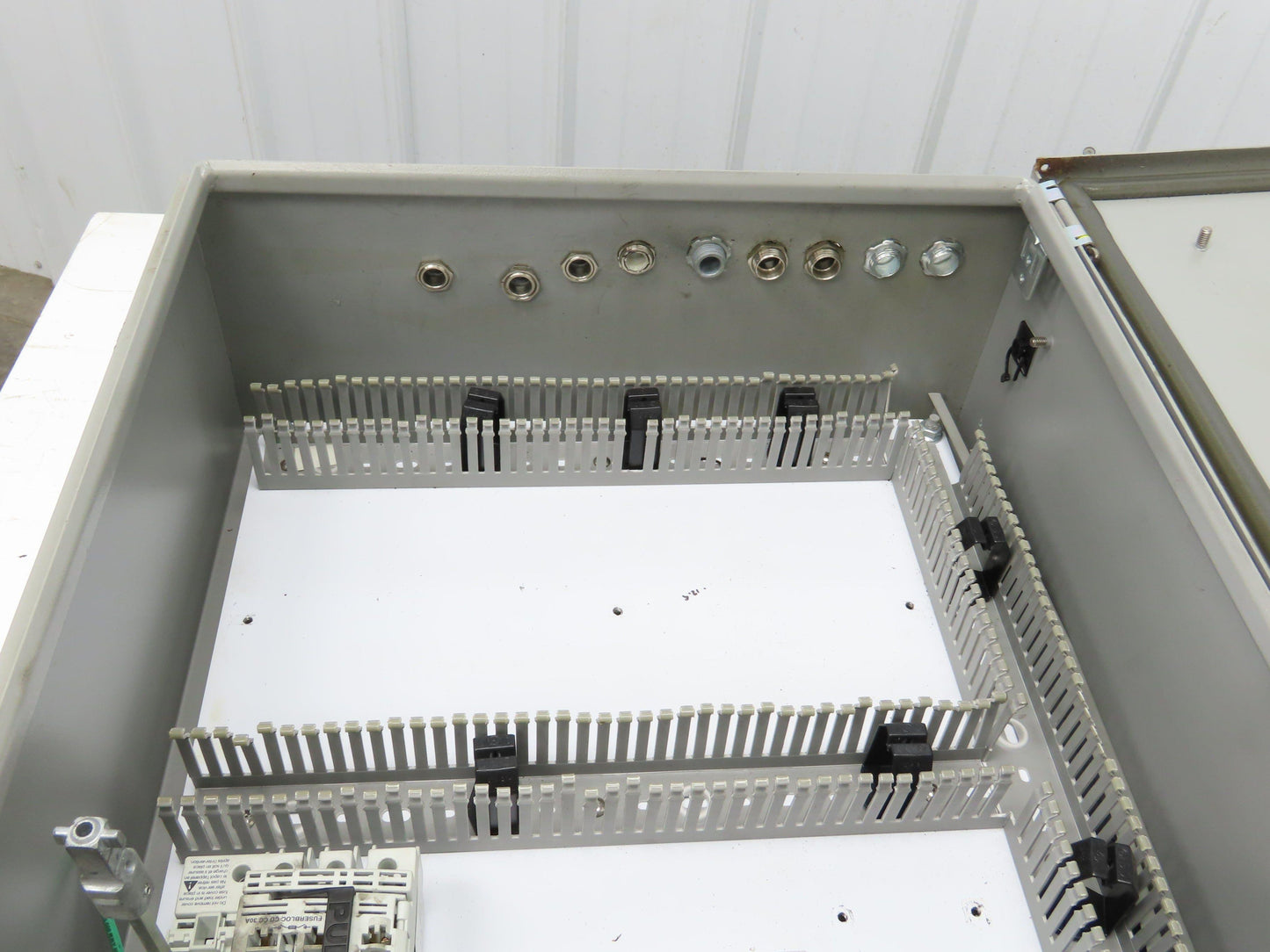 Wiegmann N412202008C Industrial Control Panel Enclosure Fused Disconnect 30A