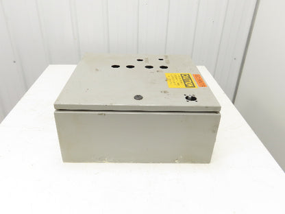 Wiegmann N412202008C Industrial Control Panel Enclosure Fused Disconnect 30A