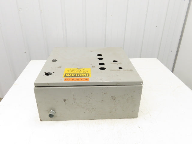Wiegmann N412202008C Industrial Control Panel Enclosure Fused Disconnect 30A