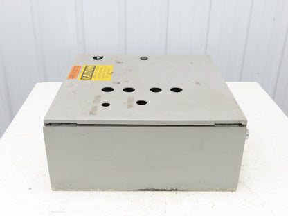 Wiegmann N412202008C Industrial Control Panel Enclosure Fused Disconnect 30A