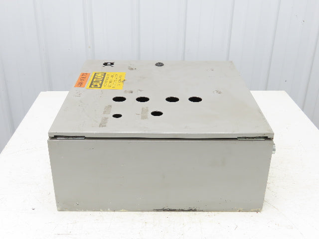 Wiegmann N412202008C Industrial Control Panel Enclosure Fused Disconnect 30A