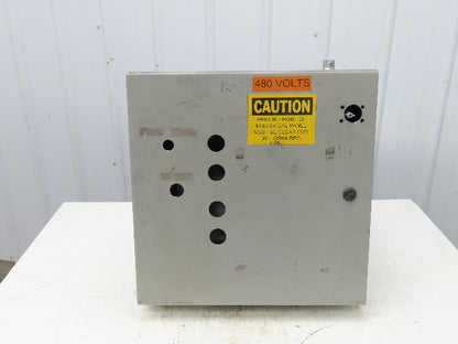 Wiegmann N412202008C Industrial Control Panel Enclosure Fused Disconnect 30A