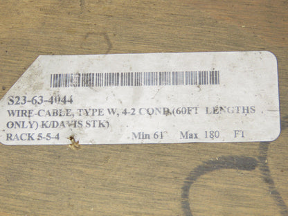 Carol Carol Super Vu-Tron 2/C #4 AWG Type W Portable Power Cable 2000V 180'