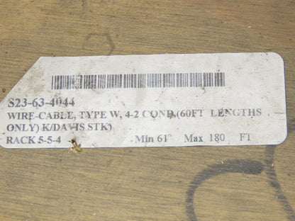 Carol Carol Super Vu-Tron 2/C #4 AWG Type W Portable Power Cable 2000V 180'