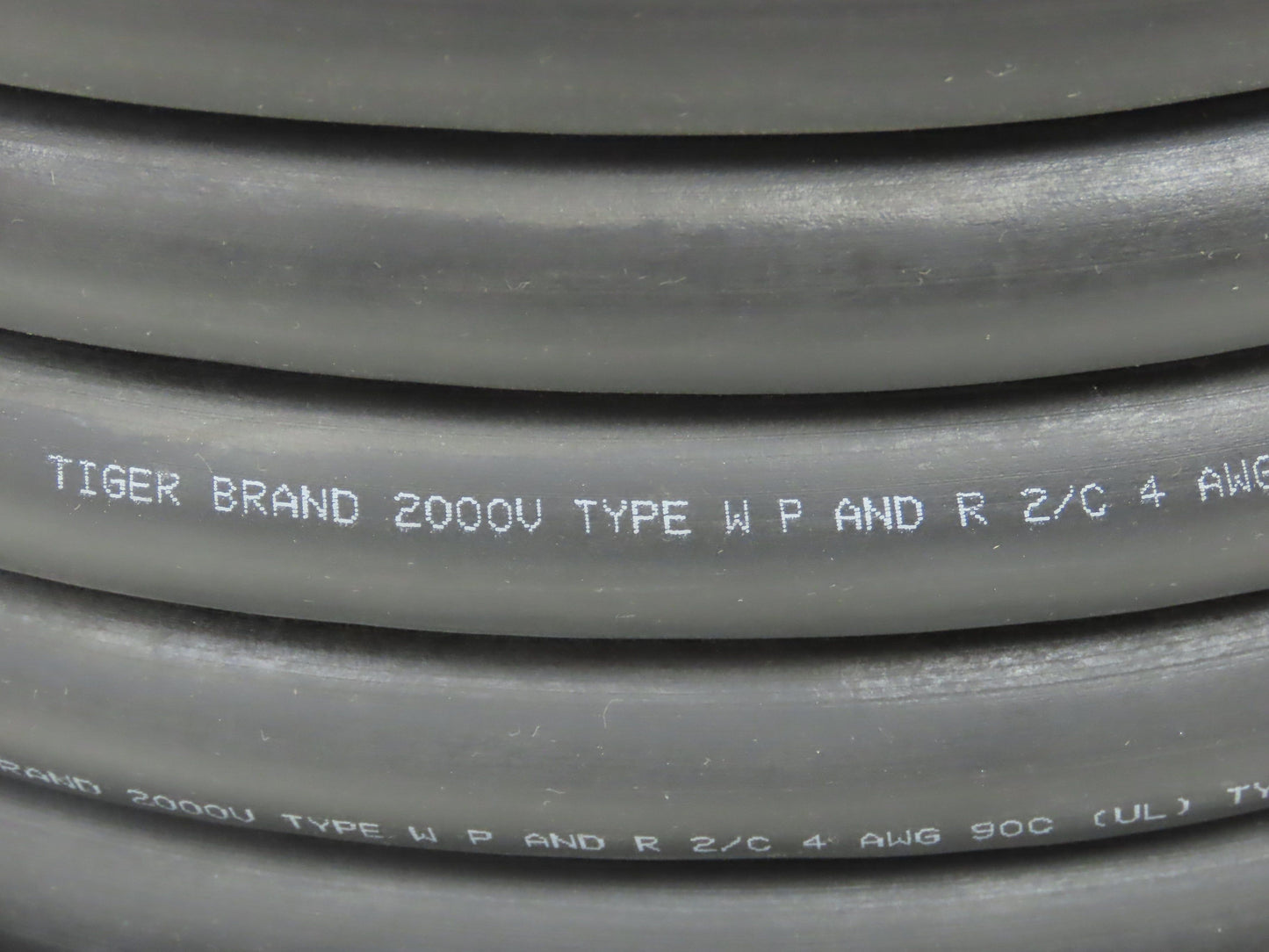 Carol Carol Super Vu-Tron 2/C #4 AWG Type W Portable Power Cable 2000V 180'