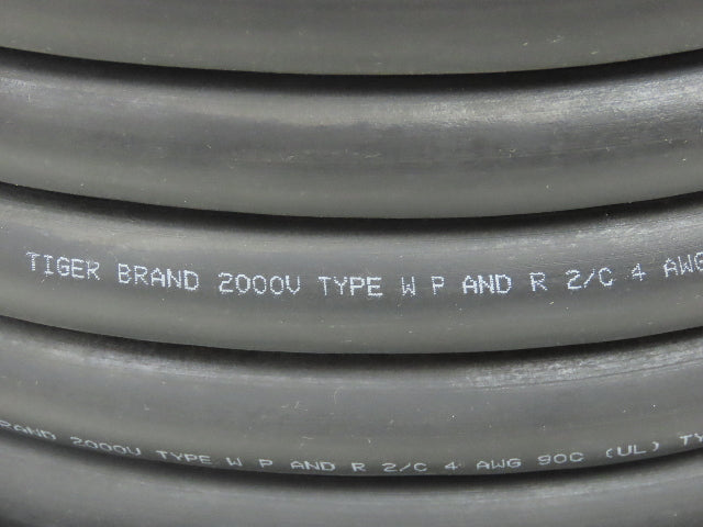 Carol Carol Super Vu-Tron 2/C #4 AWG Type W Portable Power Cable 2000V 180'