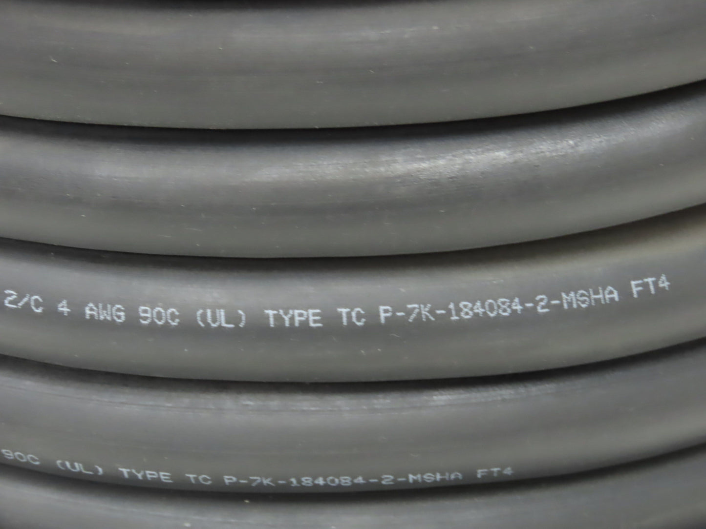 Carol Carol Super Vu-Tron 2/C #4 AWG Type W Portable Power Cable 2000V 180'