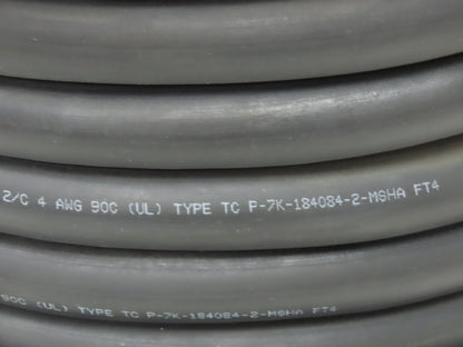 Carol Carol Super Vu-Tron 2/C #4 AWG Type W Portable Power Cable 2000V 180'