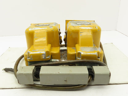 Ojiden OFL-TY1-SM2.KS Safety Guard Machine Foot Switch Double Pedal 10A 250V