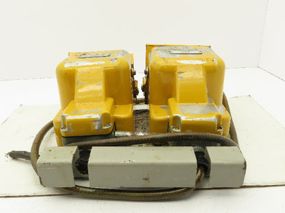 Ojiden OFL-TY1-SM2.KS Safety Guard Machine Foot Switch Double Pedal 10A 250V